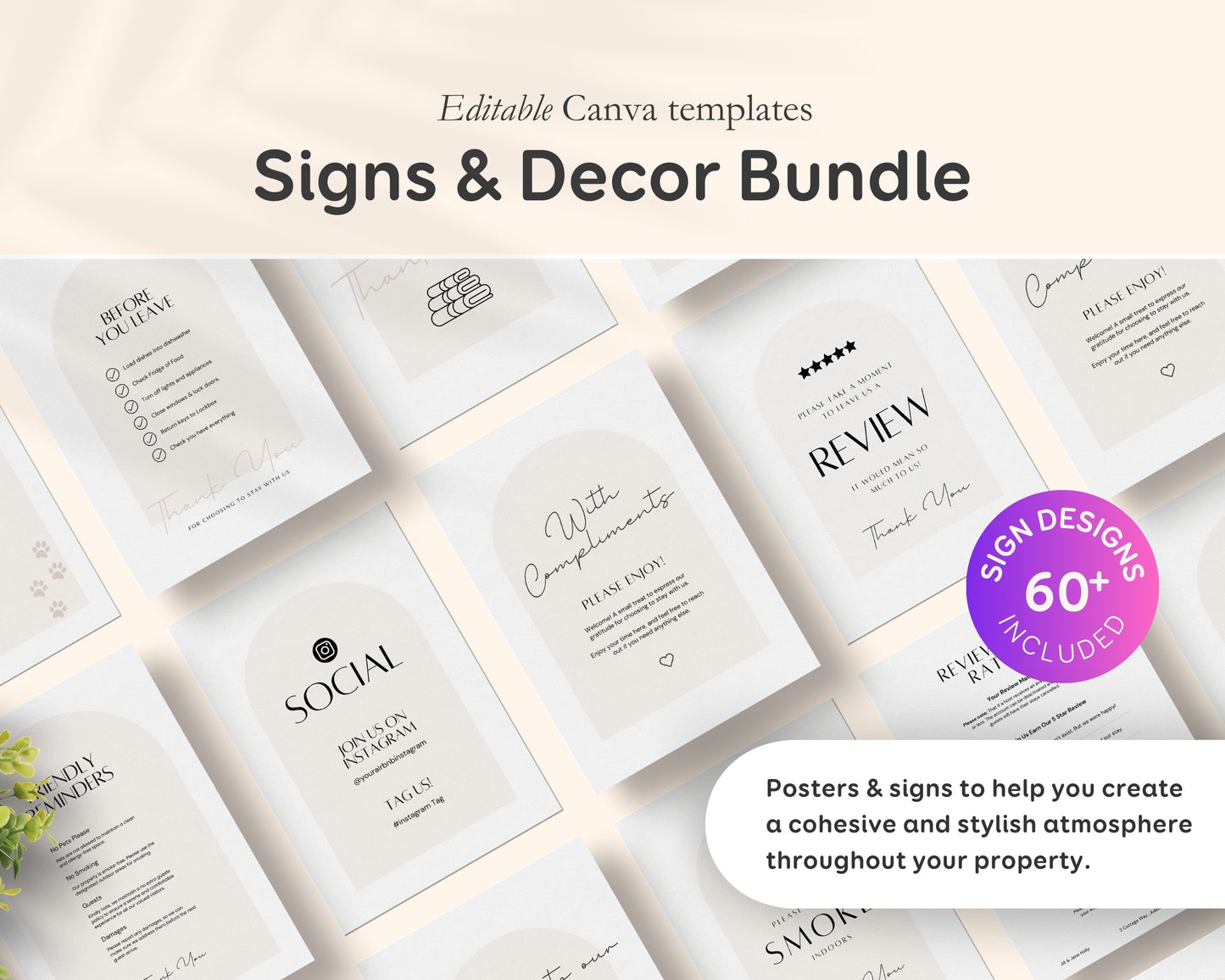 Vacation Rental Property Short Term Rental Welcome Book Bundle Kit Pack
