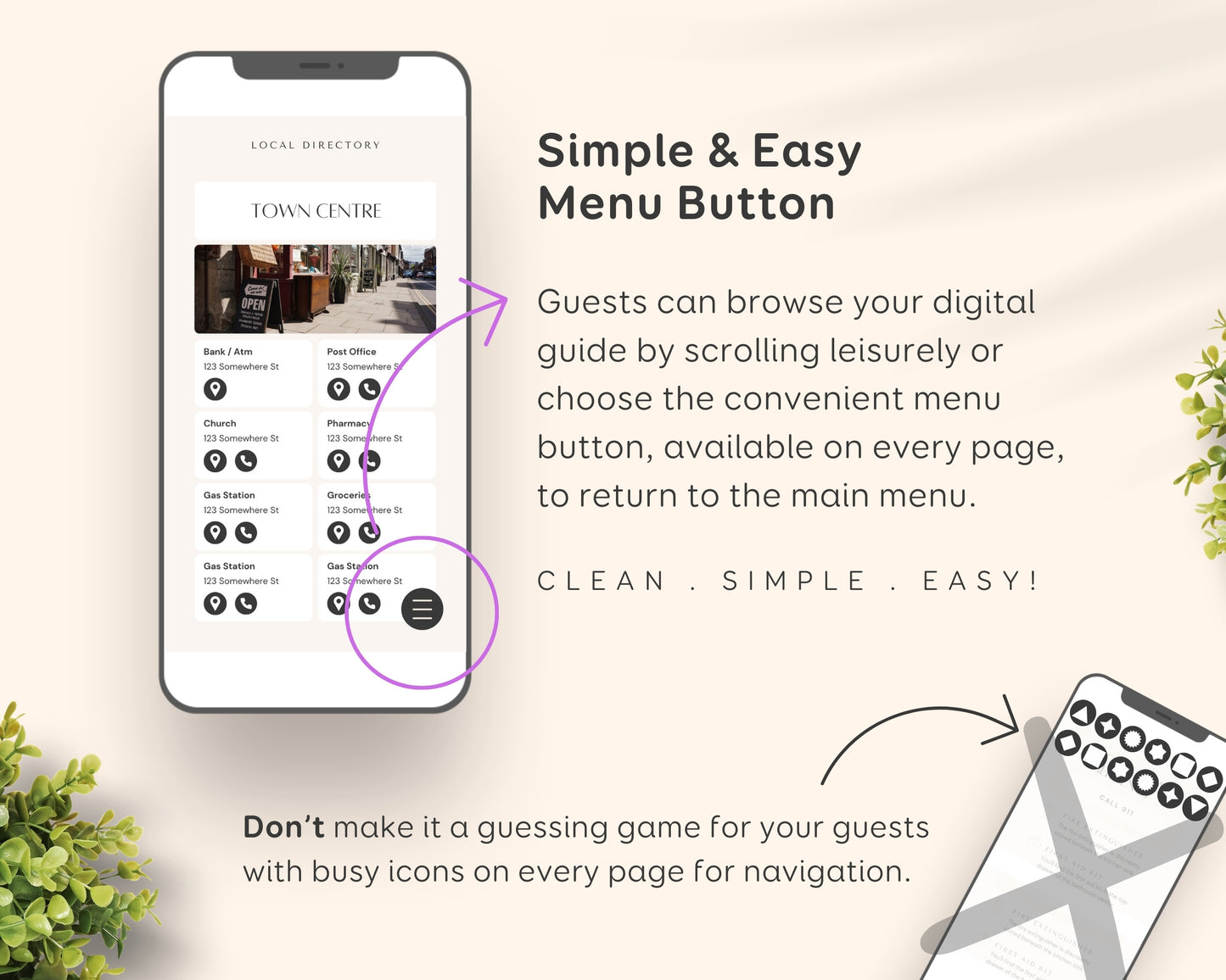 Modern Digital Airbnb Vacation Rental Welcome Guide