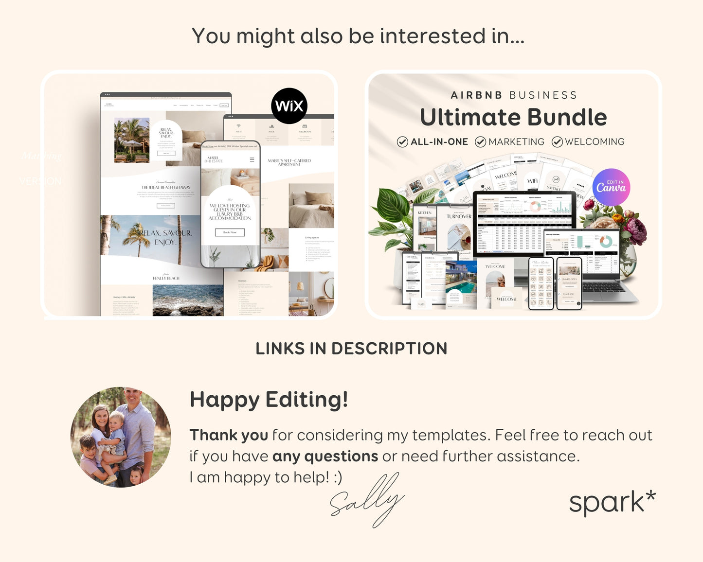 Vacation Rental Property Short Term Rental Welcome Book Bundle Kit Pack