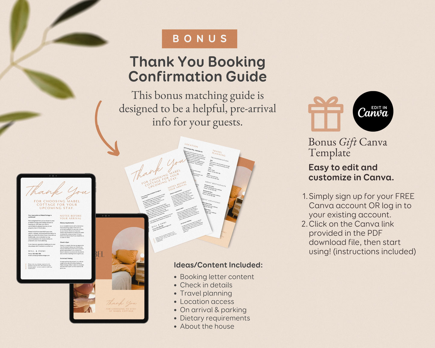 Bed & Breakfast Wix Theme Premium Template, Real Estate, Vrbo, Airbnb, Vacation Rental
