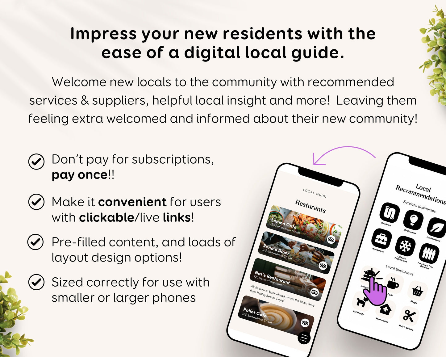 Relocation Local Community Digital & Printable Guide Template for Real Estate Agents, Realtors, City Guide, Cards Download PDF eBook Canva