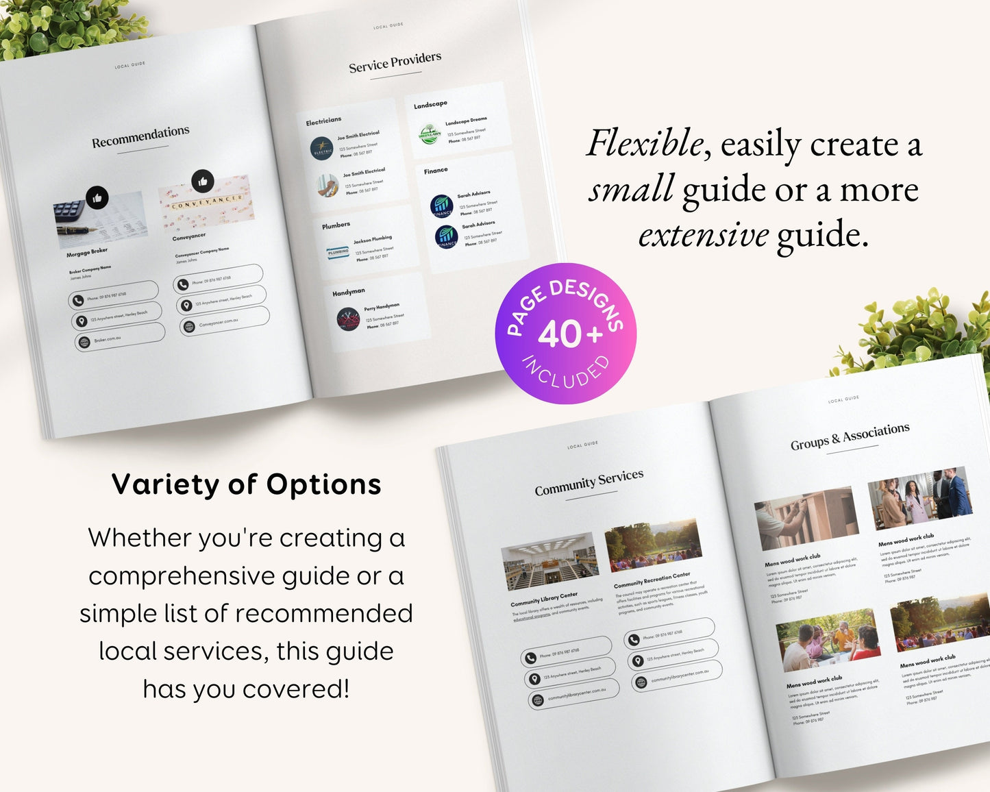 Local Community Guide Template Relocation Guide For Real Estate Realtor Marketing Neighborhood Guide City Guide Locals Newsletter, Canva RE1