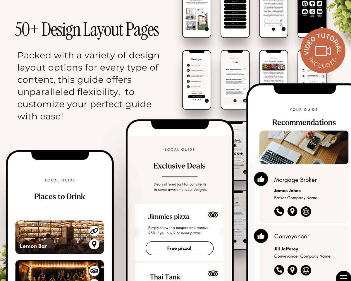 Realtor Local Community Guide Template for Real Estate Agents Marketing Relocation Community Welcome City Guide Digital Mobile ebook Canva