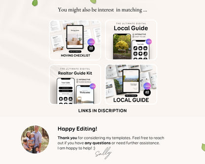 Real Estate Relocation Planner Guide for Realtors Relocation Guide Template Moving Planner Moving to Checklist Real Estate Digital Canva RE1