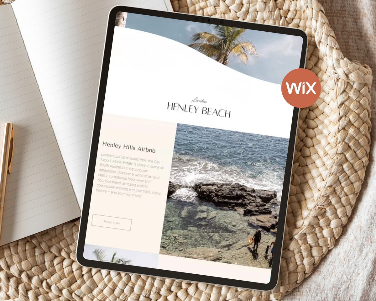 Bed and Breakfast, Vacation Rental Wix Website Theme