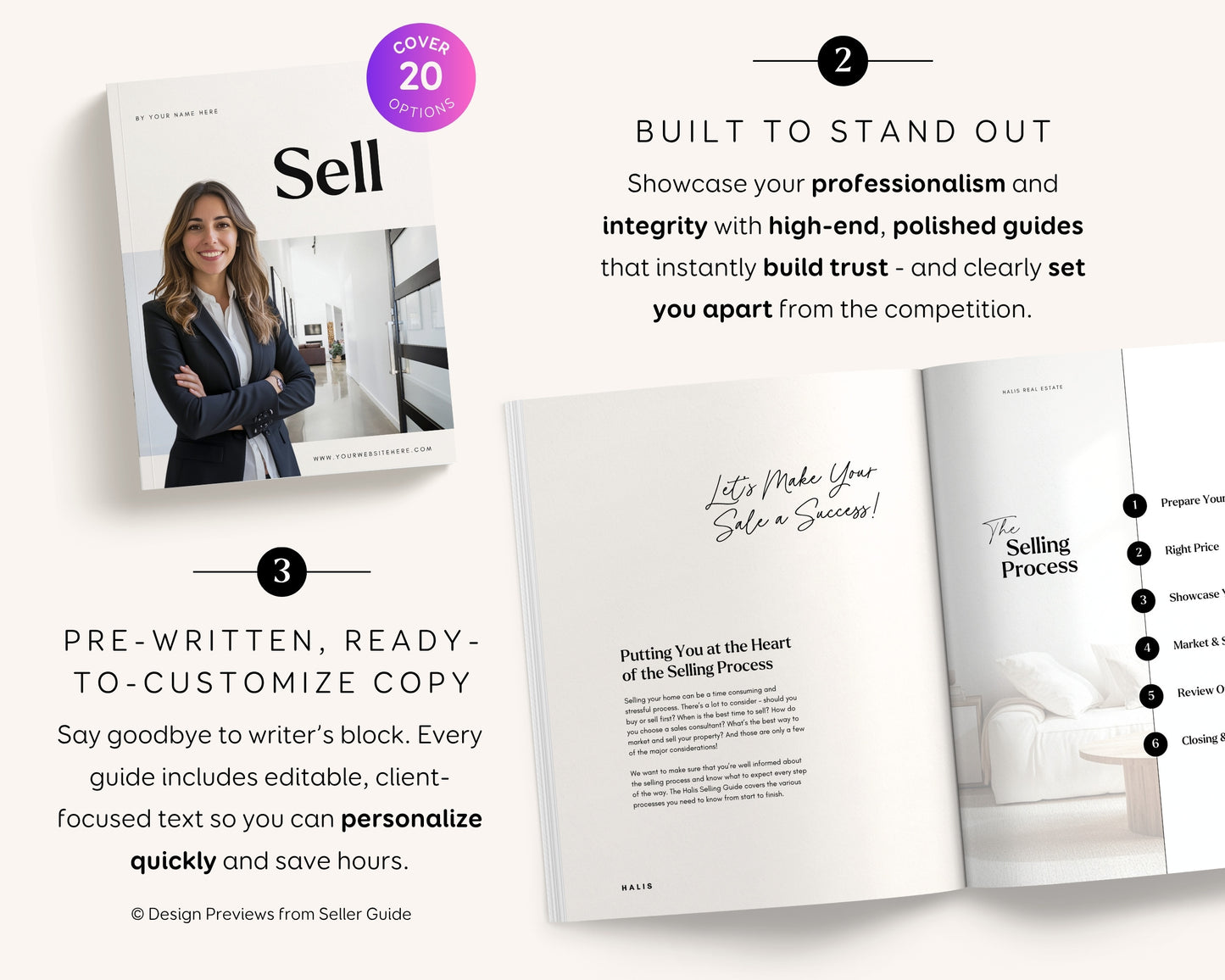 Real Estate Agent Canva Template Bundle: Buyer Seller Guides (Printable Editable Digital Download)