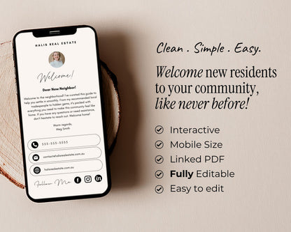 Realtor Local Community Guide Template for Real Estate Agents Marketing Relocation Community Welcome City Guide Digital Mobile ebook Canva