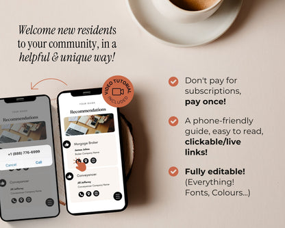 Realtor Local Community Guide Template for Real Estate Agents Marketing Relocation Community Welcome City Guide Digital Mobile ebook Canva
