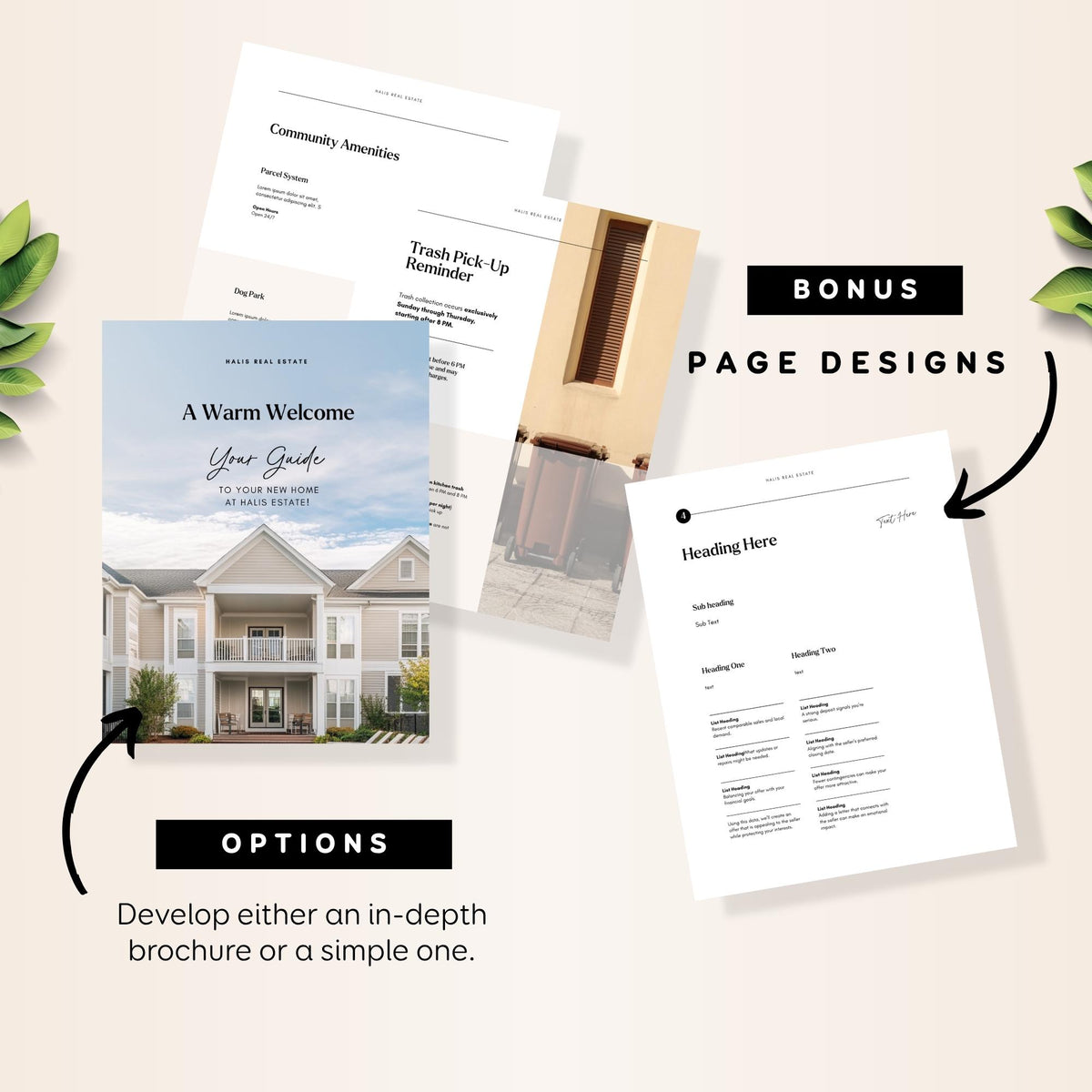 Rental Tenant Handbook Template, Editable Move-In Guide (Printable PDF) RE1