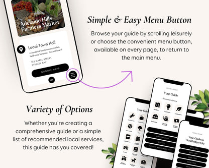 Local Guide Real Estate | Digital Realtor Relocation Guide | Real Estate Agent Community Guide, City Guide, Editable Canva Template RE1