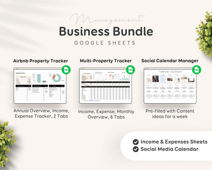 Modern Beach Airbnb Host Bundle: Website, Welcome Books, Signs, Checklists, Spreadsheets & Marketing (Editable Canva Templates) BC1