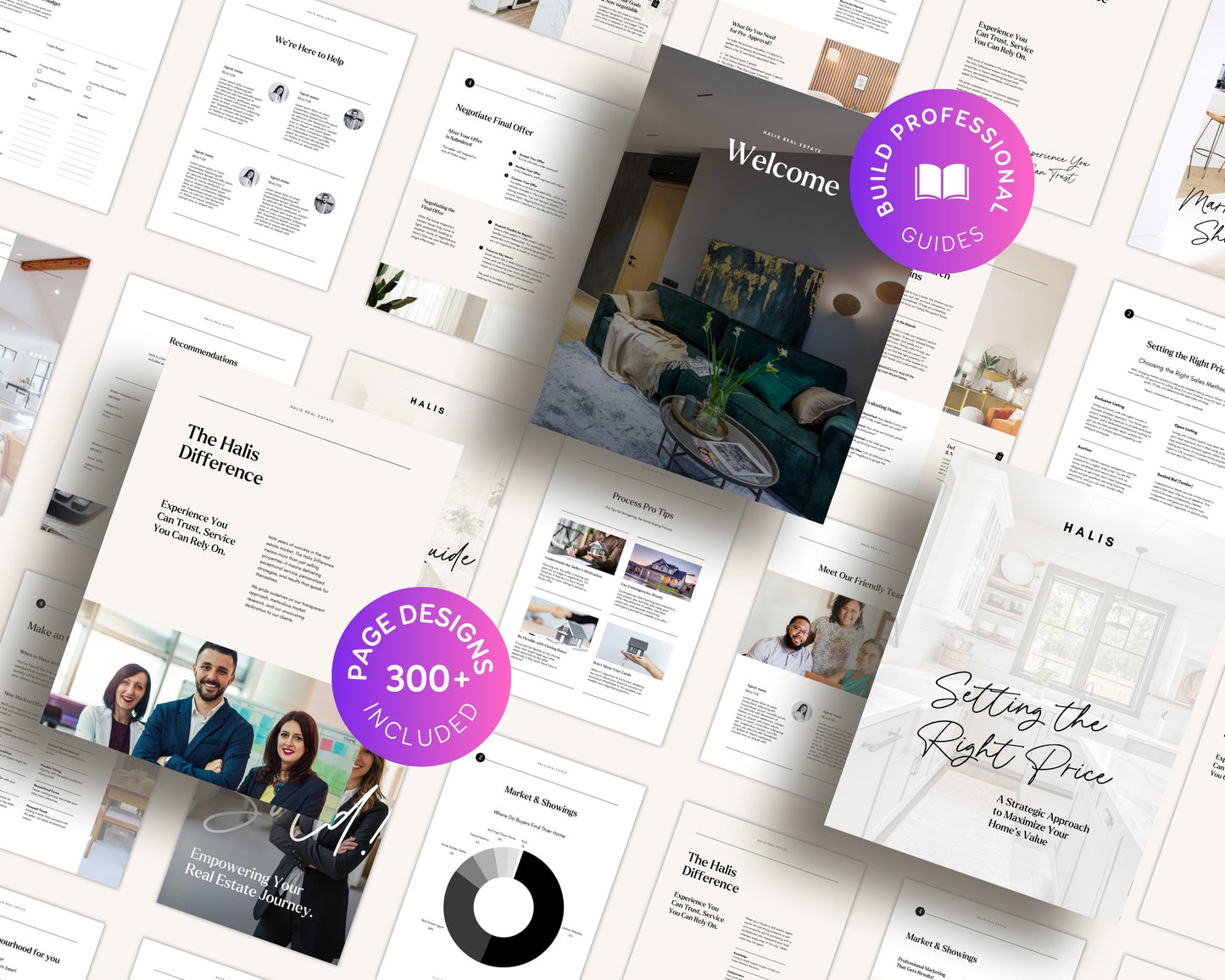 Real Estate Agent Canva Template Bundle: Buyer Seller Guides (Printable Editable Digital Download)