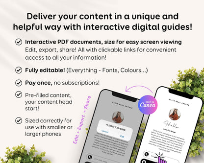 Realtor Moving Guide Template: Editable Digital Checklist for Agents RE1