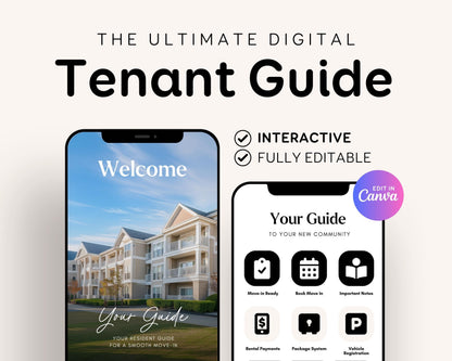 Apartment Welcome Guide - Move-In Rules and Amenities Template RE1