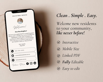 Local Guide Real Estate | Digital Realtor Relocation Guide | Real Estate Agent Community Guide, City Guide, Editable Canva Template RE1