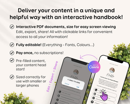 Digital Tenant Rental Handbook and Move-In Manual for Landlords, Property Managers, Real Estate RE1