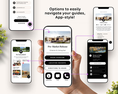 Real Estate Listing Guide: Modern Digital Flyer - Canva Editable Template RE1