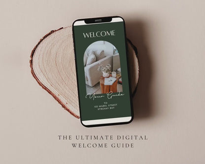 Airbnb Cabin Host Template Bundle- Digital & Printable Welcome Guide Books, Signs, Checklists + More (Editable Canva Download) EG3