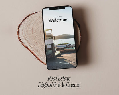 Digital Real Estate Agent Realtor Welcome New Client Guide Templates Canva, About Profile Marketing Digital Bundle Packet, New Buyer Seller