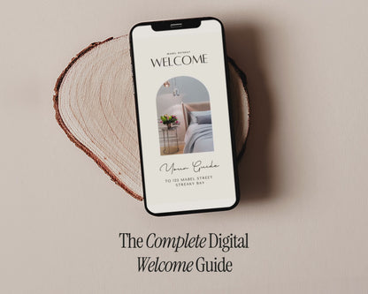 Printable & Digital Airbnb Welcome Book Canva Templates