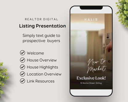Real Estate Listing Guide: Modern Digital Flyer - Canva Editable Template RE1